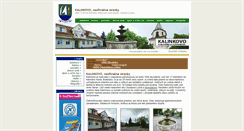 Desktop Screenshot of kalinkovo.cestovanie.biz